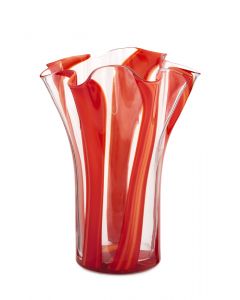 CALLA ROSSO VASO CM. 23X30 